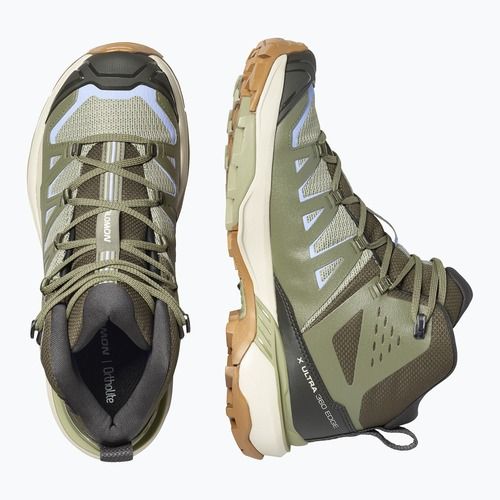 Încălțăminte de trekking pentru femei Salomon X Ultra 360 Edge Mid GTX tea/deep lichen green