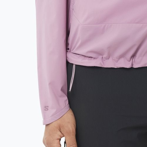 Geacă rezistentă la vânt pentru femei Salomon Outwind Full Zip valerian
