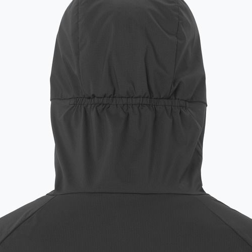 Geacă de vânt pentru bărbați Salomon Outwind Full Zip negru intens
