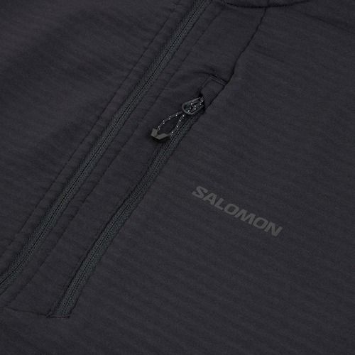 Bluză fleece pentru femei Salomon Lightwarm Full Zip deep black
