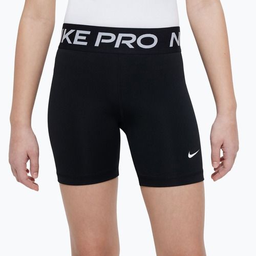 Pantaloni scurți pentru copii Nike Pro Dri-Fit 5" carbon black/white