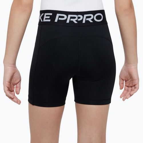 Pantaloni scurți pentru copii Nike Pro Dri-Fit 5" carbon black/white