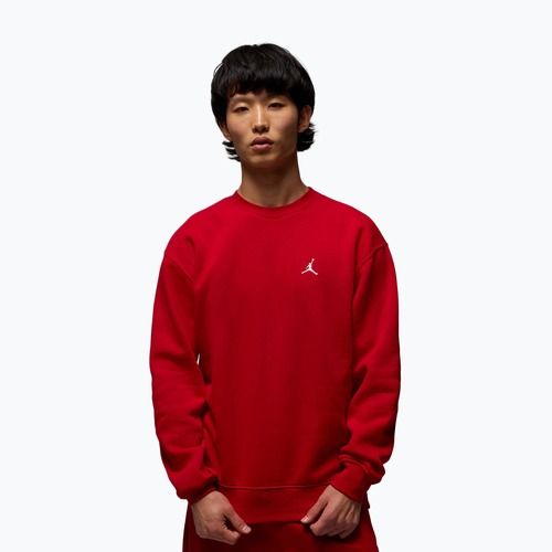 Bluză pentru bărbați Nike Jordan Brooklyn Fleece Crew gym red/white