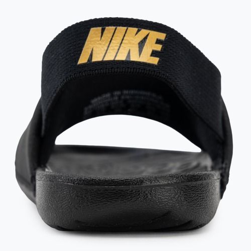Șlapi pentru copii Nike Coffee black/metallic gold
