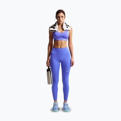 Colanți de antrenament pentru femei Nike One High-Waisted 7/8 sapphire/white