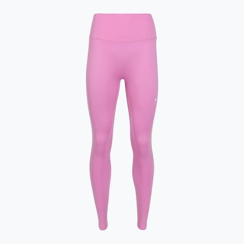 Colanți de antrenament pentru femei Nike One High-Waisted 7/8 light magenta/white