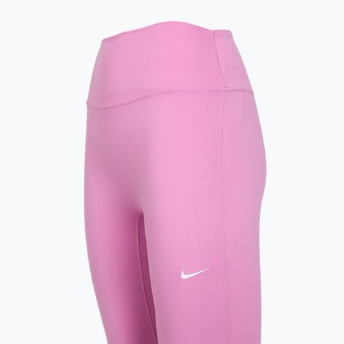 Colanți de antrenament pentru femei Nike One High-Waisted 7/8 light magenta/white