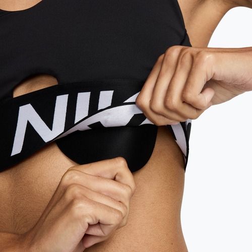 Sutien de antrenament Nike Pro Indy Plunge black/white/white