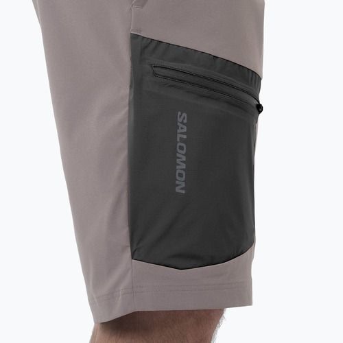 Pantaloni scurți de trekking pentru bărbați Salomon Outerpath Utility iron
