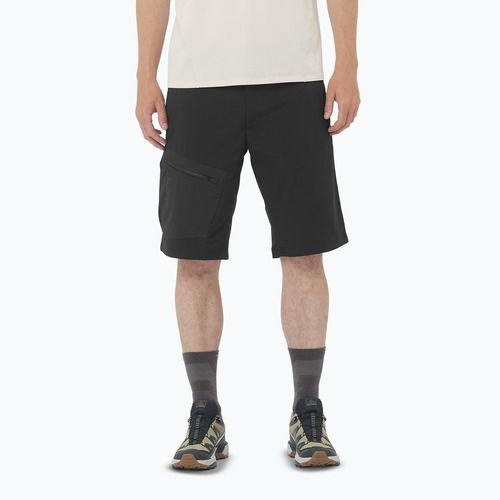 Pantaloni scurți de trekking pentru bărbați Salomon Outerpath Utility deep black