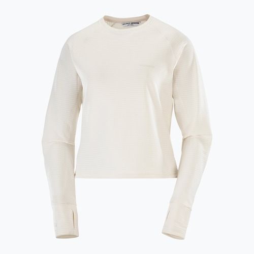 Bluză fleece pentru femei Salomon Essential Lightwarm whisper white