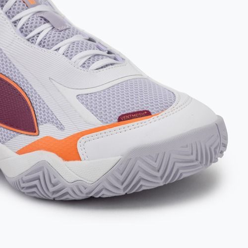 Încălțăminte de handbal pentru femei PUMA Solarstrike 4 puma white/heat fire/lilac crush berry