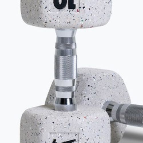 Gantere Nike Strength Grind Hex Dumbbell 2 x 10 kg wolf grey