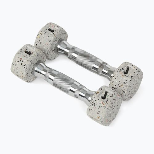 Gantere Nike Strength Grind Hex Dumbbell 2 x 1 kg wolf grey