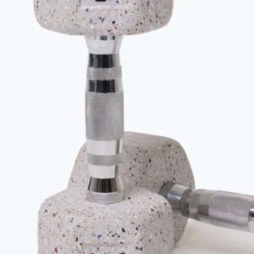 Gantere Nike Strength Grind Hex Dumbbell 2 x 4 kg wolf grey