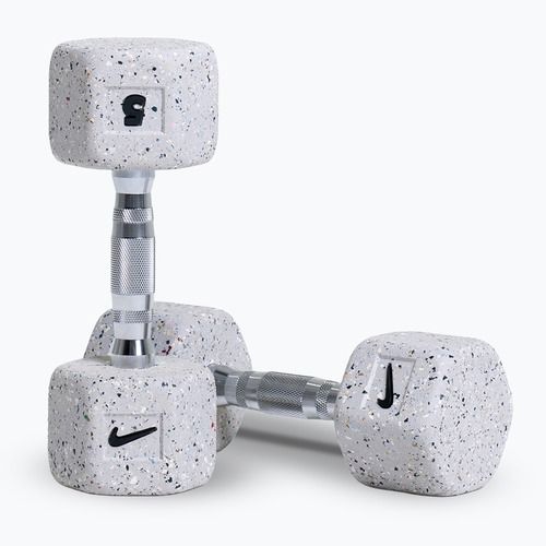 Gantere Nike Strength Grind Hex Dumbbell 2 x 5 kg wolf grey