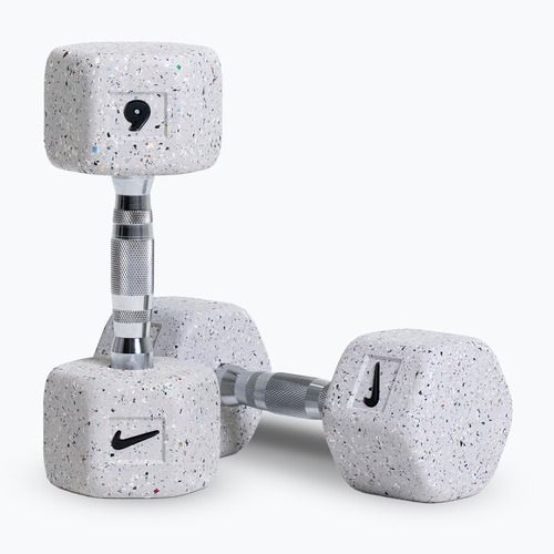 Gantere Nike Strength Grind Hex Dumbbell 2 x 6 kg wolf grey