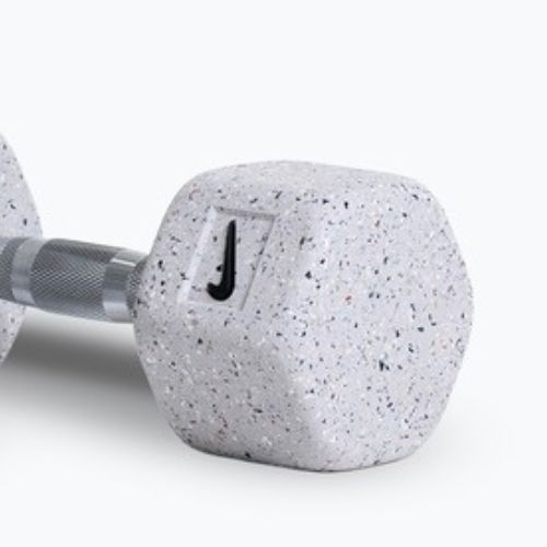 Gantere Nike Strength Grind Hex Dumbbell 2 x 6 kg wolf grey