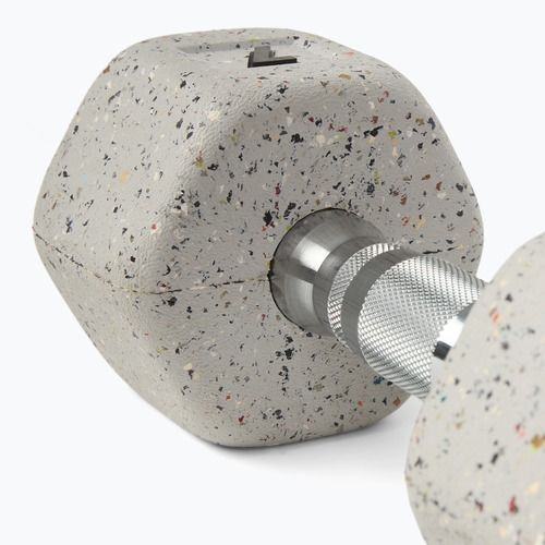 Gantere Nike Strength Grind Hex Dumbbell 2 x 7 kg wolf grey