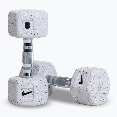 Gantere Nike Strength Grind Hex Dumbbell 2 x 8 kg wolf grey
