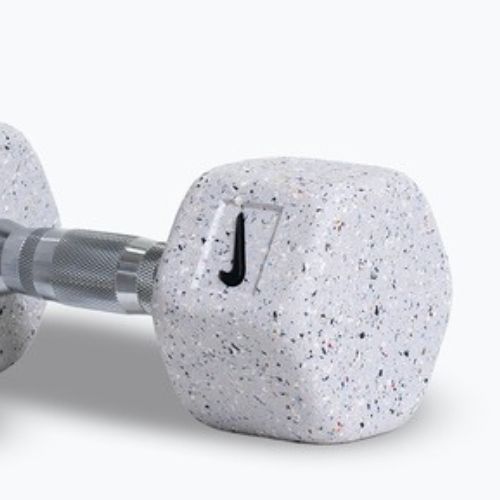 Gantere Nike Strength Grind Hex Dumbbell 2 x 8 kg wolf grey