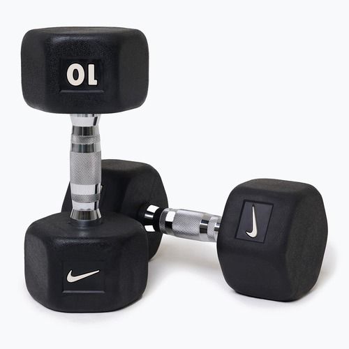 Gantere Nike Strength Hex Dumbbell 2 x 10 kg black/white