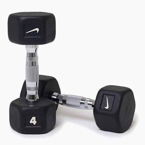 Gantere Nike Strength Hex Dumbbell 2 x 4 kg black/white