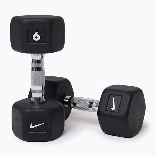 Gantere Nike Strength Hex Dumbbell 2 x 6 kg black/white