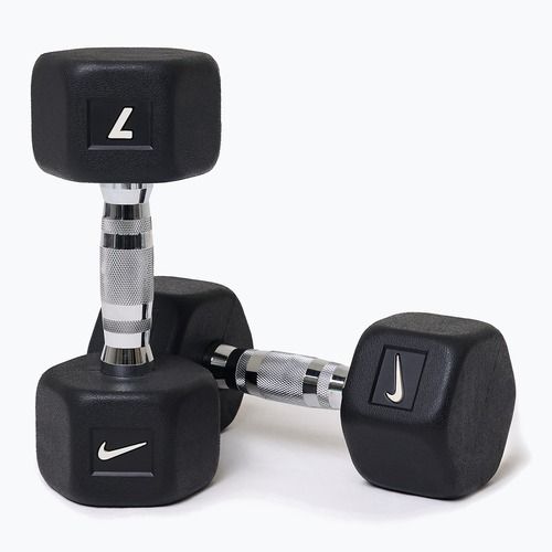 Gantere Nike Strength Hex Dumbbell 2 x 7 kg black/white