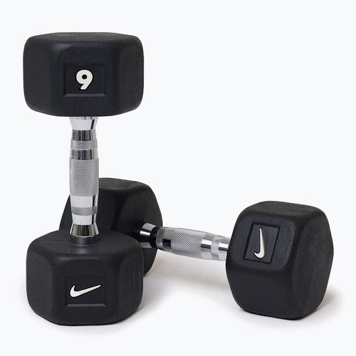 Gantere Nike Strength Hex Dumbbell 2 x 9 kg black/white
