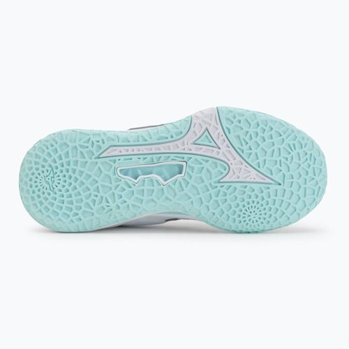 Încălțăminte de handbal pentru femei Mizuno Wave Stealth Neo 2 white/blue tint
