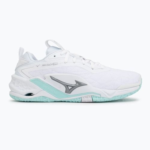 Încălțăminte de handbal pentru femei Mizuno Wave Stealth Neo 2 white/blue tint