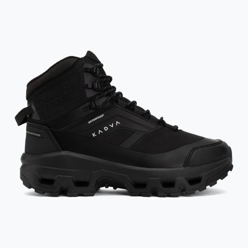 Încălțăminte de drumeție pentru bărbați KADVA Obsidian Mid WP negru