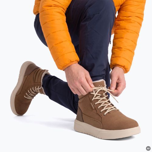 Pantofi barefoot bărbați KADVA SPLAYON Anti-Puncture maro