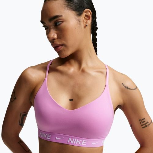 Sutien de antrenament Nike Dri-Fit Indy Light Support light magenta/light magenta/white
