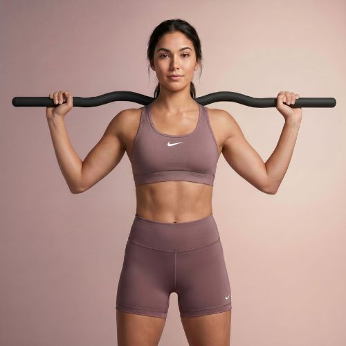 Bară curbată XTREXO SCULPT 110 cm neagră