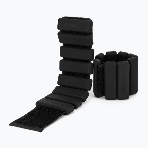 Greutăți pentru glezne și încheieturi XTREXO SCULPT 2 x 0,5 kg negru