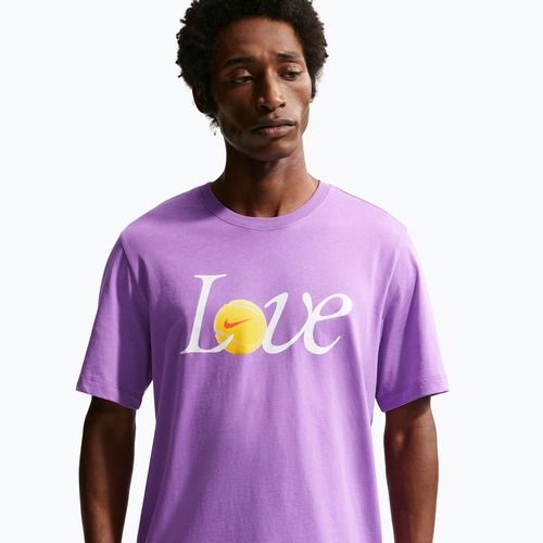 Tricou de tenis pentru bărbați Nike Court Love bright violet