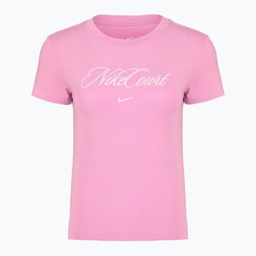 Tricou de tenis pentru femei Nike Court Heritage light magenta/pink foam
