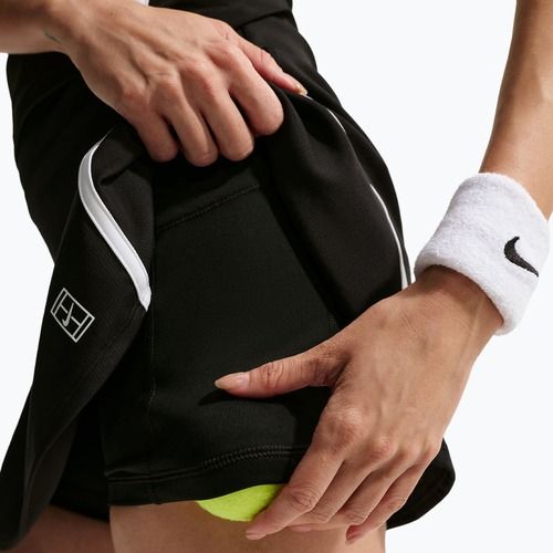 Fustă de tenis Nike Court Advantage Dri-Fit High Waisted black/white