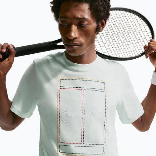 Tricou pentru bărbați Nike Court Heritage barely green