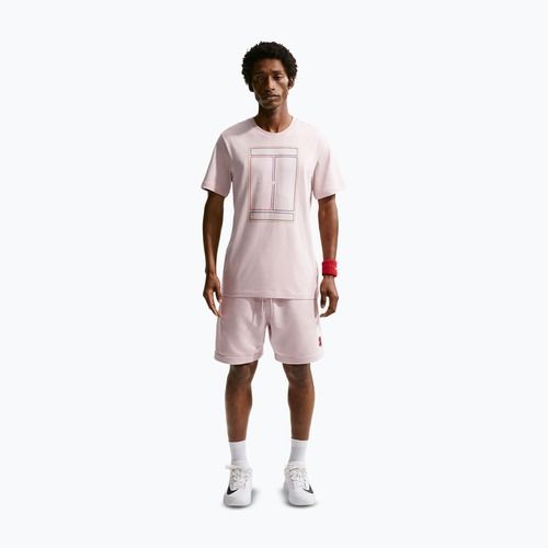 Tricou pentru bărbați Nike Court Heritage silt red