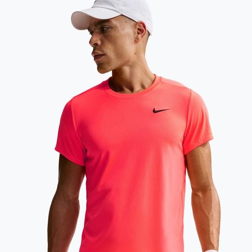 Tricou de tenis pentru bărbați Nike Court Dri-Fit Victory hot lava/black
