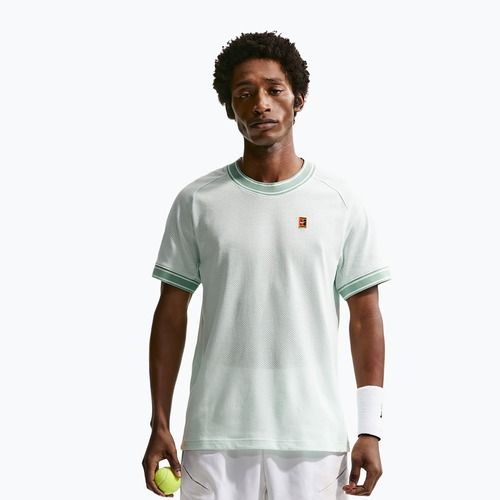 Tricou de tenis pentru bărbați Nike Court Heritage barely green