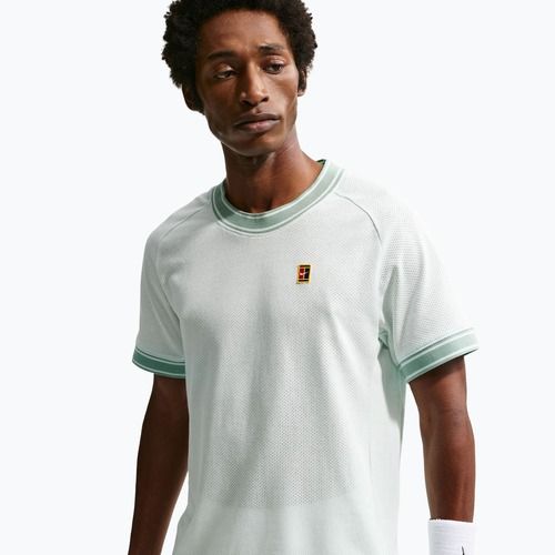 Tricou de tenis pentru bărbați Nike Court Heritage barely green