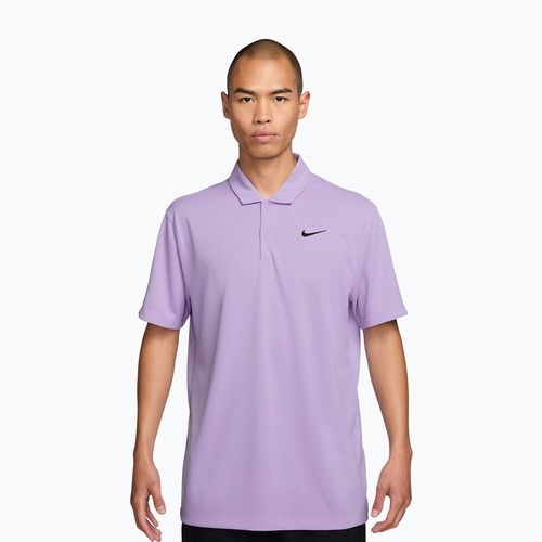 Tricou de tenis pentru bărbați Nike Court Dri-Fit Polo Solid violet mist/black
