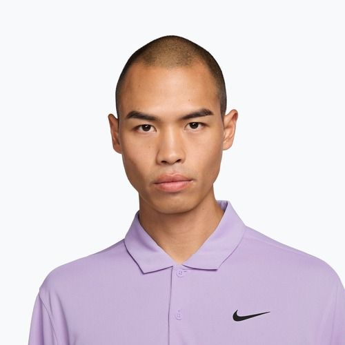Tricou de tenis pentru bărbați Nike Court Dri-Fit Polo Solid violet mist/black