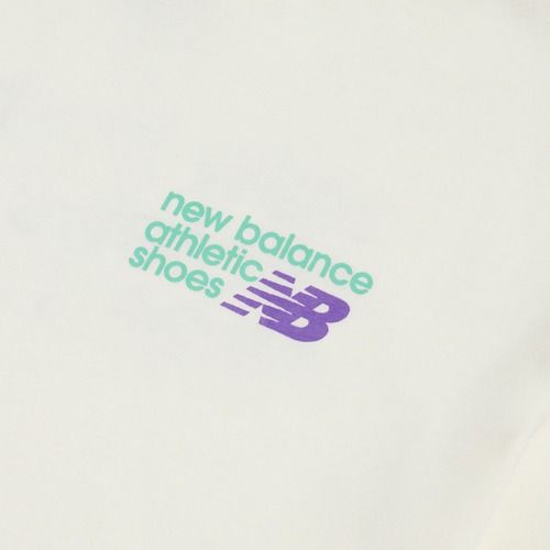 Tricou pentru copii New Balance Athletics Relaxed Premium Graphic Tee sea salt