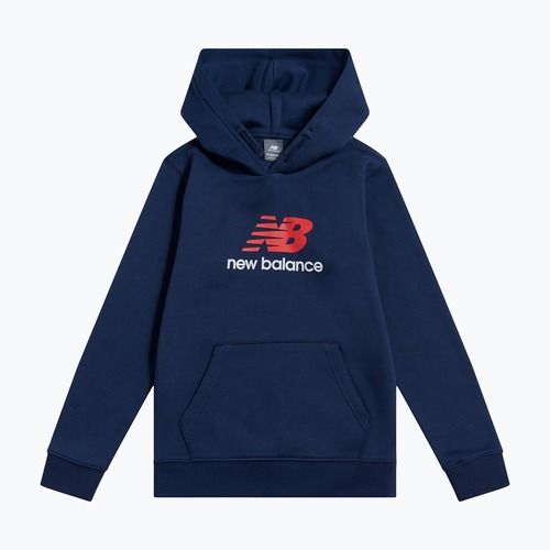 Bluză pentru copii New Balance BB Stacked Logo Hoodie nb navy