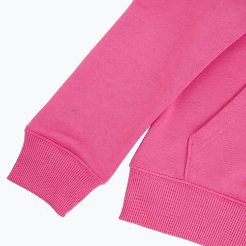 Bluză pentru copii New Balance FT Stacked Logo Hoodie pink satin